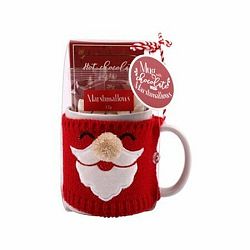 Hrnek ve svetru s Marshmallow 350 ml, Santa