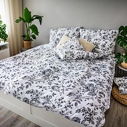 Jahu Saténové povlečení EMA BW Flower