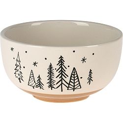 Kameninová miska Christmas forest, 500 ml