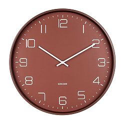 Karllson 5751RD designové nástěnné hodiny, pr. 40 cm