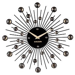 Karlsson 4860BK Designové nástěnné hodiny, 30 cm