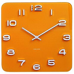 Karlsson 5641YE Designové nástěnné hodiny, 35 cm