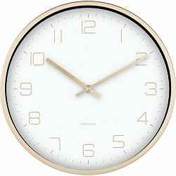 Karlsson 5720WH designové nástěnné hodiny, pr. 30 cm