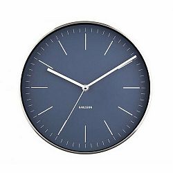 Karlsson 5732BL designové nástěnné hodiny, pr. 28 cm