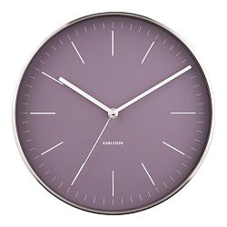Karlsson 5732PU designové nástěnné hodiny, pr. 28 cm