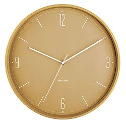 Karlsson 5735YE designové nástěnné hodiny, pr. 40 cm