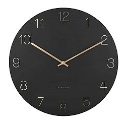 Karlsson 5762BK designové nástěnné hodiny, pr. 40 cm