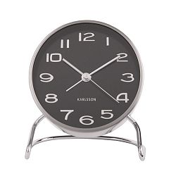 Karlsson 5763BK designový budík, 11 cm
