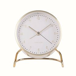 Karlsson 5764WH designový budík, 11 cm