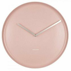 Karlsson 5786PI designové nástěnné hodiny, pr. 35 cm