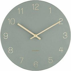 Karlsson 5788GR designové nástěnné hodiny, pr. 30 cm