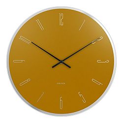 Karlsson 5800YE designové nástěnné hodiny, pr. 40 cm