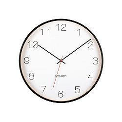Karlsson 5926BK designové nástěnné hodiny 40 cm