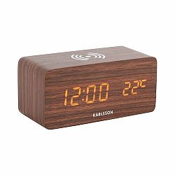 Karlsson 5933DW LED budík/hodiny s nabíjením 15 cm