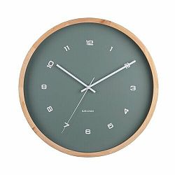Karlsson 5938GR designové nástěnné hodiny 41 cm