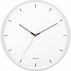 Karlsson 5940WH designové nástěnné hodiny 40 cm