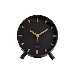 Karlsson 5943BK designový budík 11 cm