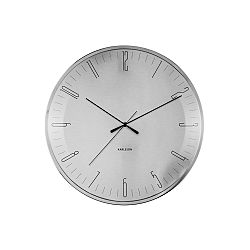 Karlsson KA5755 Designové nerezové nástěnné hodiny