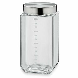 Kela Dóza skladovací sklo / nerez ISA 2 l
