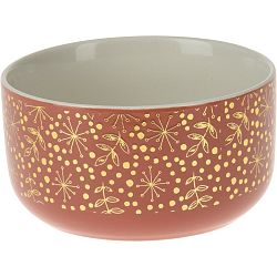 Keramická miska Zlatý květ, terracotta, 320 ml