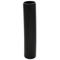 Keramická váza Tube, 5 x 24 x 5 cm, černá
