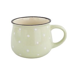 Keramický hrnek Dots 770 ml, sv zelená