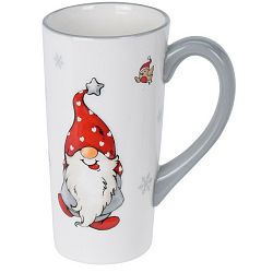 Keramický hrnek Skřítci 650 ml, šedá