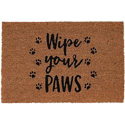 Kokosová rohožka Wipe your paws, 39 x 59 cm