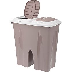 Koopman Odpadkový koš Crayon 2 x 25 l, béžová