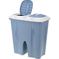 Koopman Odpadkový koš Crayon 2 x 25 l, modrá