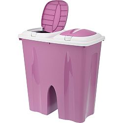 Koopman Odpadkový koš Crayon 2 x 25 l, růžová