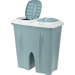 Koopman Odpadkový koš Crayon 2 x 25 l, tyrkysová