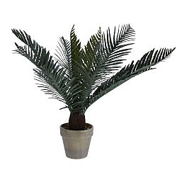Koopman Umělá Palma v květináči tmavě zelená, 50 cm