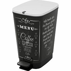 Koš na odpad Chic Bin M - Coffee Menu, 35L