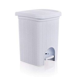 Koš odpadkový 6 L Ratan bílý