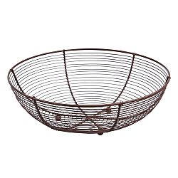 Košík na ovoce drát pr. 30 cm BROWN ORION