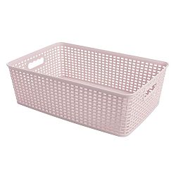 Košík RATTAN CLASSIC 12 l, růžová