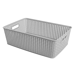Košík RATTAN CLASSIC 12 l, šedá