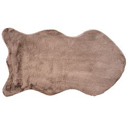 Kožešina taupe, 50 x 90 cm