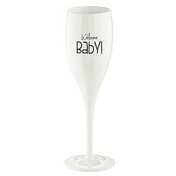 Koziol Sklenice s nápisem WELCOME BABY