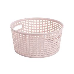 Kulatý košík RATTAN CLASSIC 4,5 l, růžová