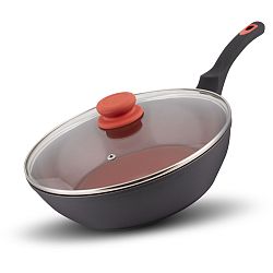 Lamart LT1203 pánev s poklicí Terracota, 28 cm