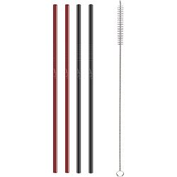 Lamart LT7054 Straw nerezové brčka (4ks + kartáček)