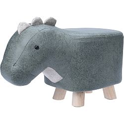 Látkový taburet ve tvaru dinosaura, 50 x 28 x 26 cm