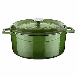 LAVA Metal Litinový hrnec pr. 28 cm, zelená, 6,7 l