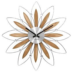 LAVVU CRYSTAL Flower LCT1112 Nástěnné hodiny