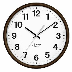 LAVVU ESSENTIAL WOOD LCS4041 nástěnné hodiny