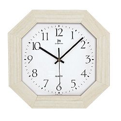 Lowell 02822R Designové nástěnné hodiny 27 x 27 cm