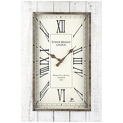 Lowell 21477 Designové nástěnné hodiny 60 x 40 cm