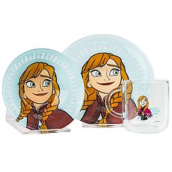 Mäser 3dílná dětská jídelní sada Frozen, Anna